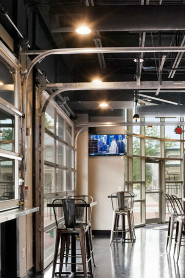 restaurant garage doors