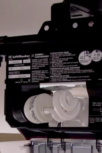 garage door opener beeping