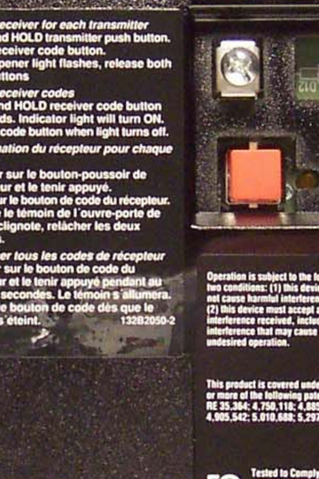 GARAGE DOOR OPENER LIMITS