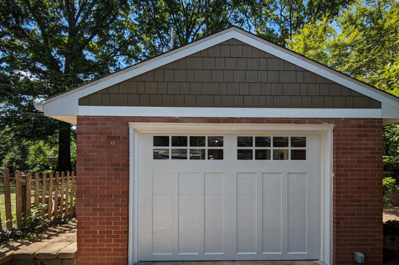 Bradford Builders Garage Door Installation.